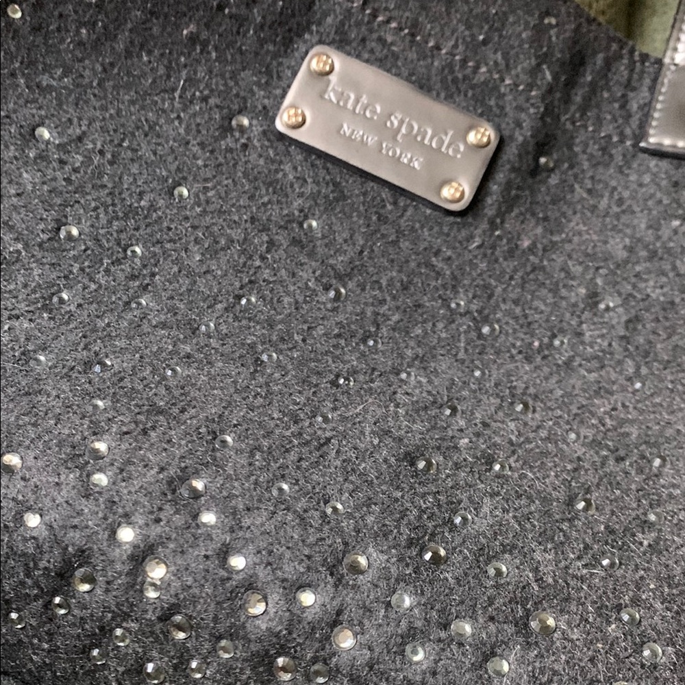 kate spade Black Studded Tote - Picture 9 of 13